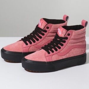 Vans Sk8-Hi Suede Platform Mte Shoes in Desert‎ Rose Size 7 Women